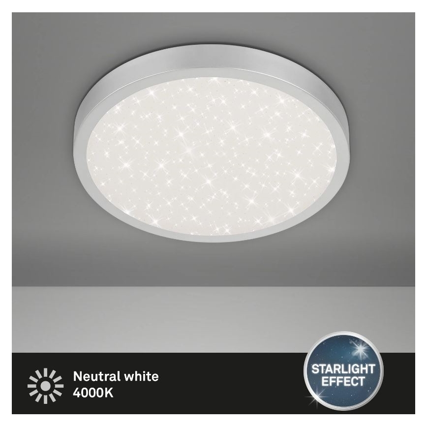 Briloner 3071-014 - LED loftlampe RUNA LED/24W/230V sølvfarvet