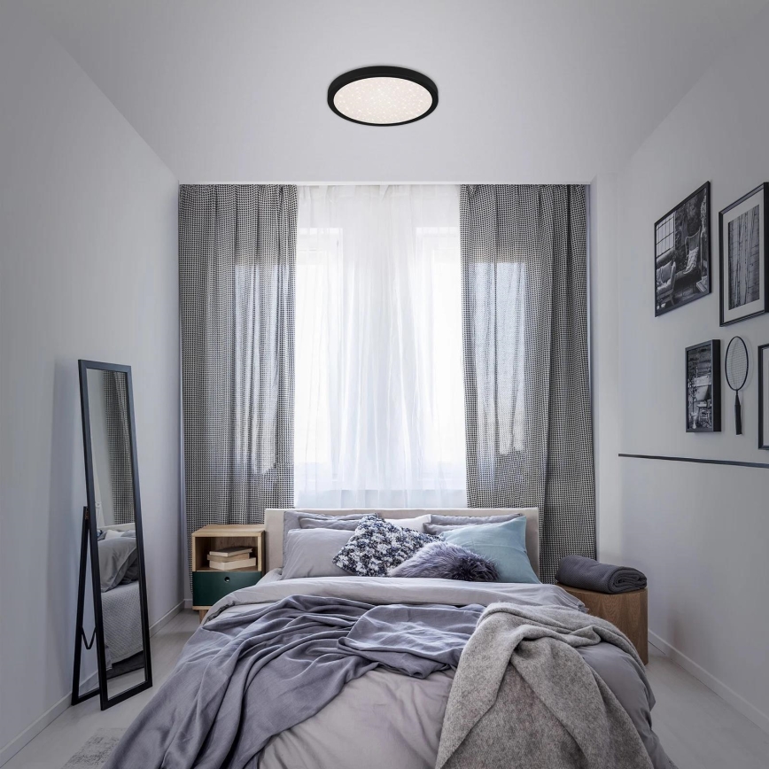 Briloner 3071-015 - LED loftlampe RUNA LED/24W/230V sort