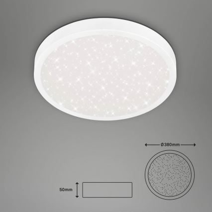 Briloner 3071-016 - LED loftlampe RUNA LED/24W/230V 4000K diameter 38 cm hvid