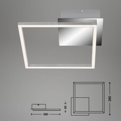 Briloner 3105-018 - LED loftlampe dæmpbar FRAMES LED/9,7W/230V