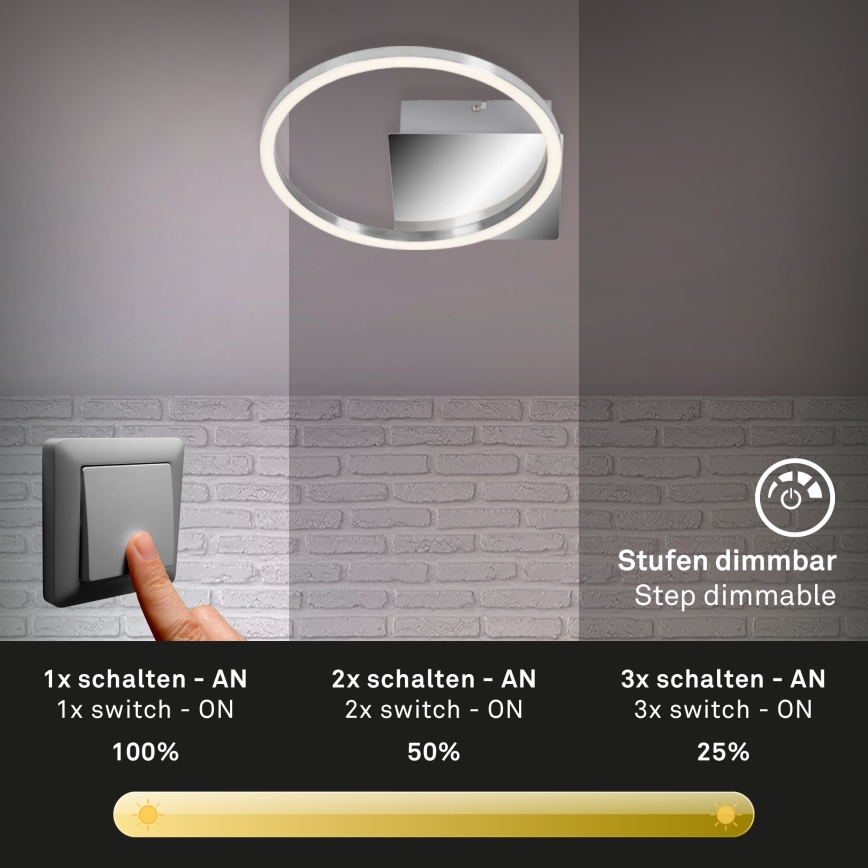 Briloner 3106-018 - LED loftlampe dæmpbar FRAMES LED/7,5W/230V