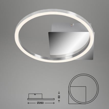 Briloner 3106-018 - LED loftlampe dæmpbar FRAMES LED/7,5W/230V