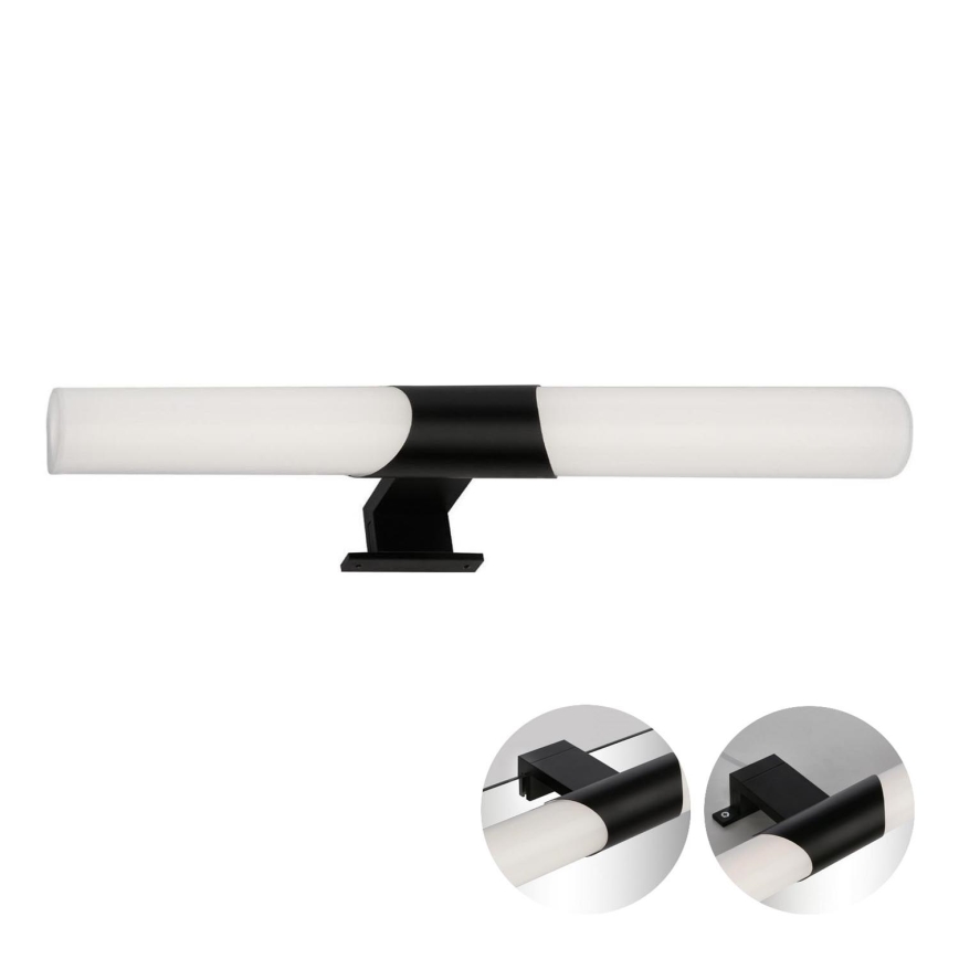 Briloner 3113-115 - LED spejllampe til badeværelse LED/12W/230V IP44 47 cm sort