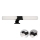 Briloner 3113-115 - LED spejllampe til badeværelse LED/12W/230V IP44 47 cm sort