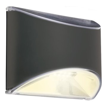 Briloner 3133015 - LED Solarlampe til væg LED/2W/3,7V IP44 3000K 300 mAh
