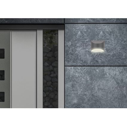 Briloner 3133015 - Soldrevet LED væglampe LED/2W/3,7V IP44 3000K