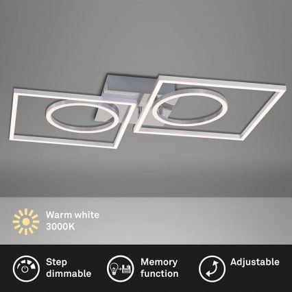 Briloner 3135-018 - LED loftlampe dæmpbar FRAME LED/43,8W/230V 3000K