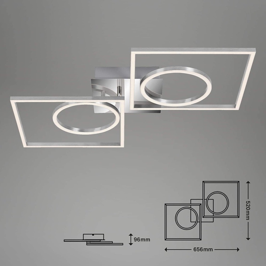 Briloner 3135-018 - LED loftlampe dæmpbar FRAME LED/43,8W/230V 3000K