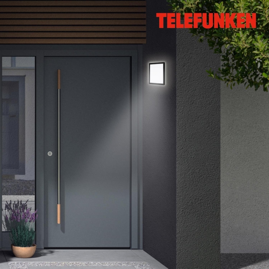 Briloner 313505TF - Udendørs LED væglampe LED/15W/230V IP44 4000K sort