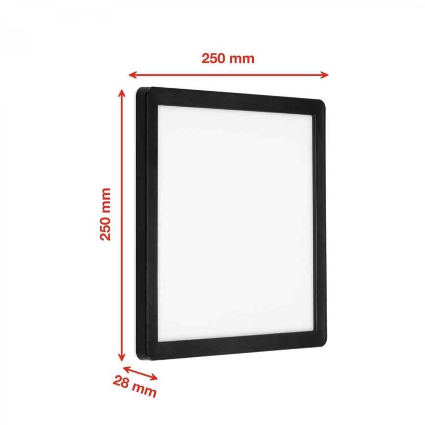 Briloner 313505TF - Udendørs LED væglampe LED/15W/230V IP44 4000K sort