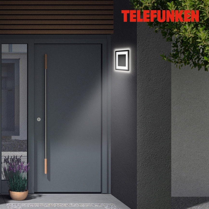 Briloner 315905TF - Udendørs LED væglampe LED/15W/230V IP44 4000K sort