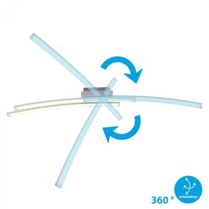 Briloner 3164-029 - LED loftlampe GO 2xLED/9W/230V