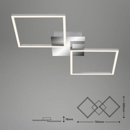 Briloner 3192-018 - LED loftlampe FRAMES 2xLED/16W/230V