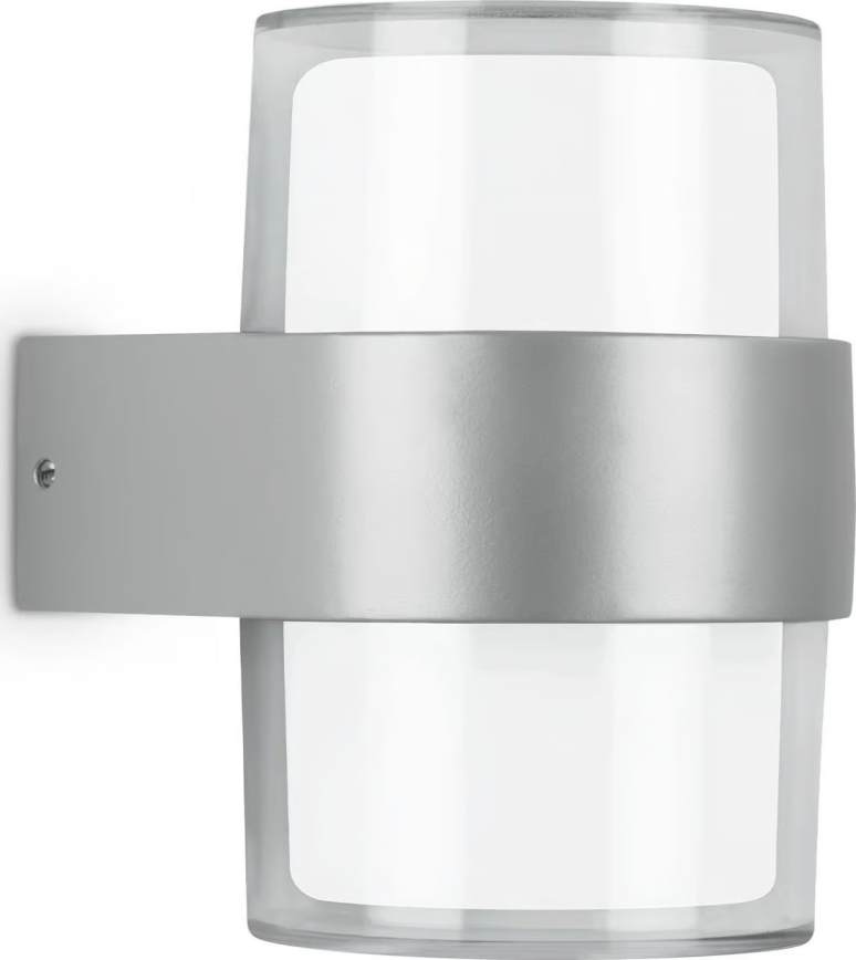 Briloner 320404TF - LED udendørs væglampe 2xLED/8W/230V IP44 mat krom