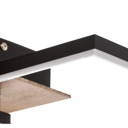 Briloner 3210-014 - LED loftlampe dæmpbar FRAME 2xLED/11W/230V brun