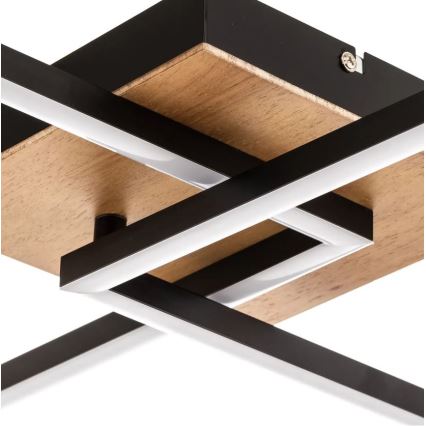 Briloner 3210-014 - LED loftlampe dæmpbar FRAME 2xLED/11W/230V brun