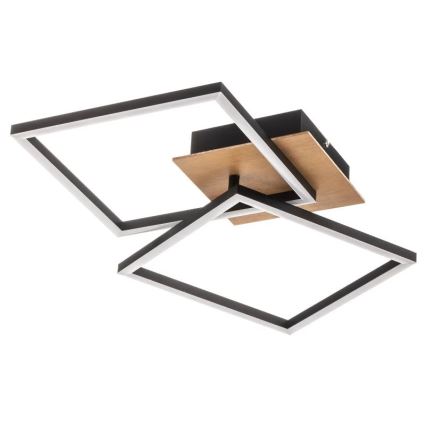 Briloner 3210-014 - LED loftlampe dæmpbar FRAME 2xLED/11W/230V brun