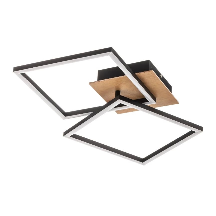 Briloner 3210-014 - LED loftlampe dæmpbar FRAME 2xLED/11W/230V brun