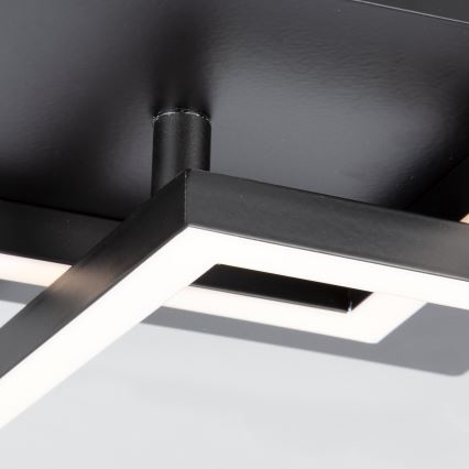 Briloner 3210-015 - LED loftlampe dæmpbar FRAME 2xLED/11W/230V sort