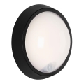 Briloner 3352-015 - LED udendørslampe med sensor HELSINKI LED/12W/230V IP44