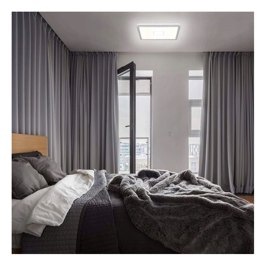 Briloner 3390-014 - LED loftlampe FREE LED/18W/230V 29x29 cm