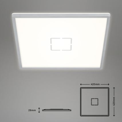 Briloner 3393-014 - LED loftlampe FREE LED/22W/230V 42x42 cm