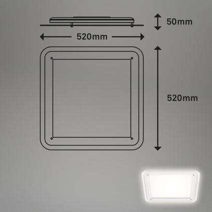 Briloner 3397-016 - LED loftlampe FREE LED/22W/230V