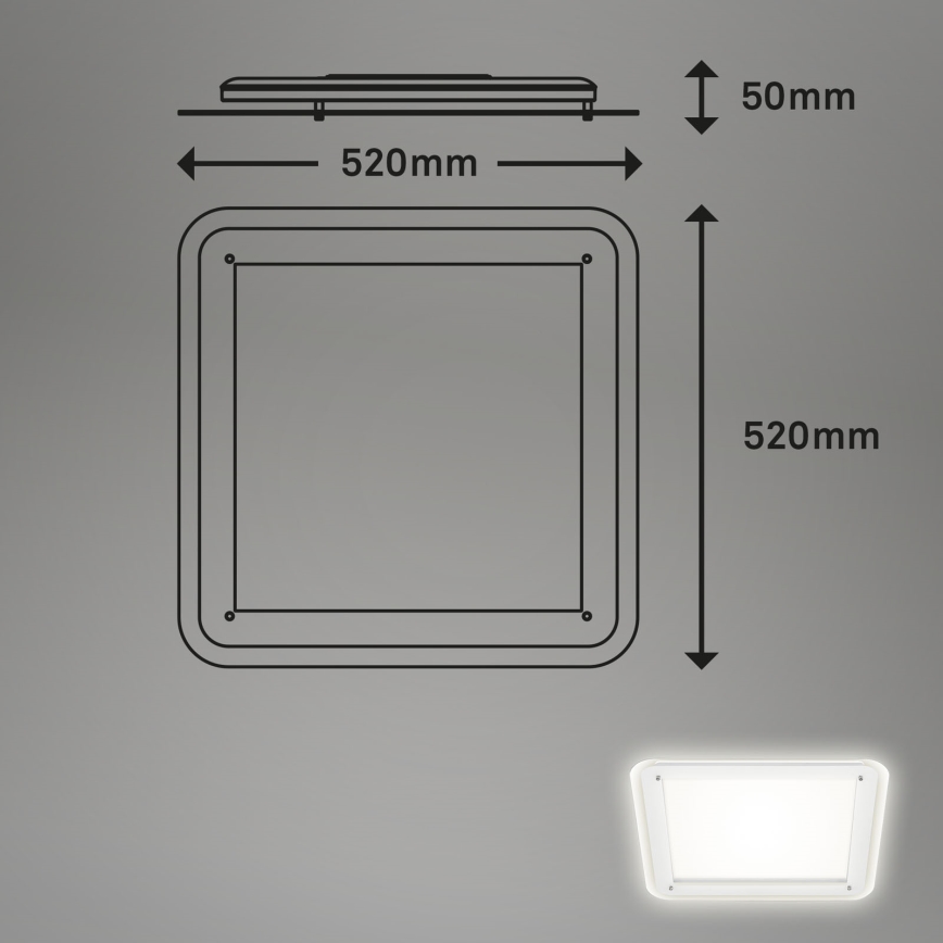 Briloner 3397-016 - LED loftlampe FREE LED/22W/230V