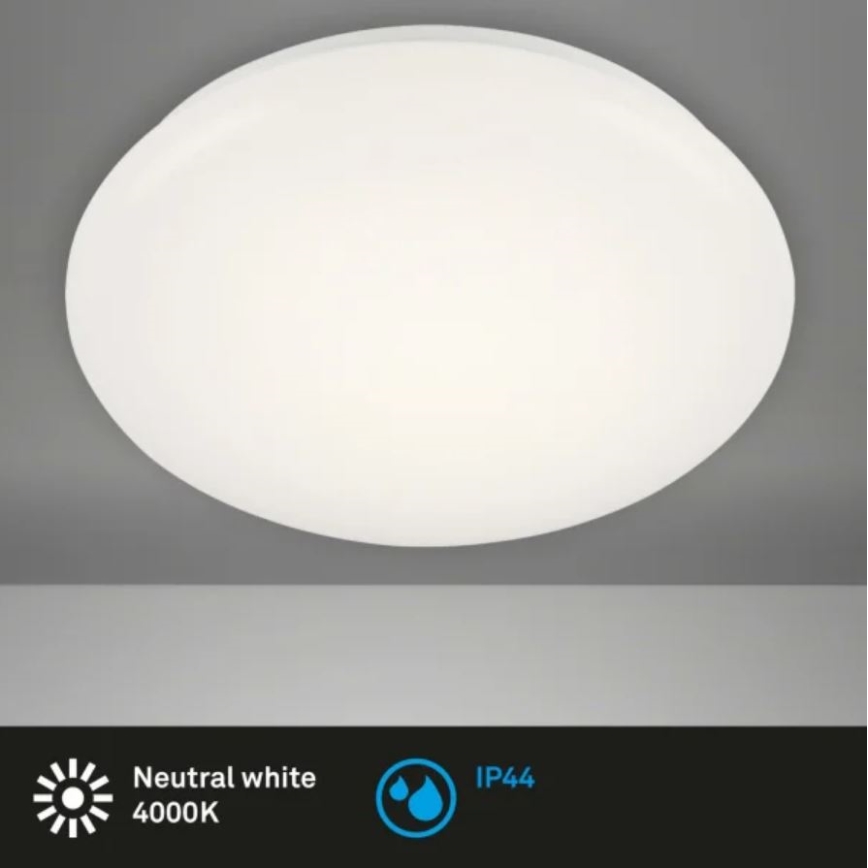 Briloner 3407-016 - LED loftlampe til badeværelse SPLASH LED/18W/230V IP44