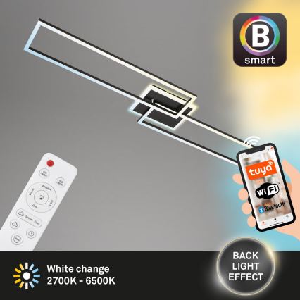Briloner 3538-015 - LED pendel dæmpbar FRAME 2xLED/20W/230V 2700-6500K Wi-Fi Tuya + fjernbetjening