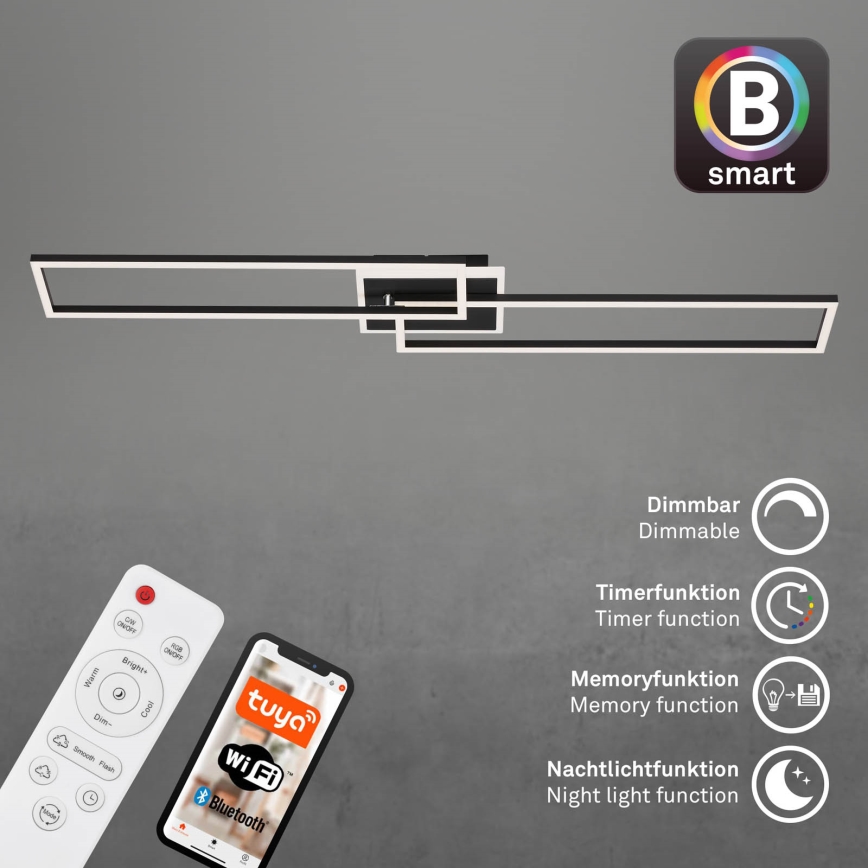 Briloner 3538-015 - LED pendel dæmpbar FRAME 2xLED/20W/230V 2700-6500K Wi-Fi Tuya + fjernbetjening