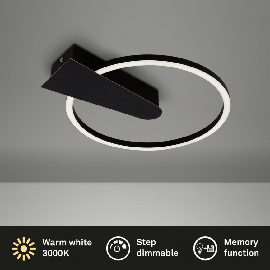 Briloner 3542-015 - LED loftlampe dæmpbar NICO LED/12W/230V sort