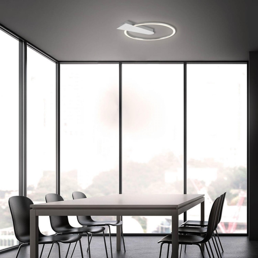 Briloner 3542-018 - LED loftlampe dæmpbar NICO LED/12W/230V mat krom