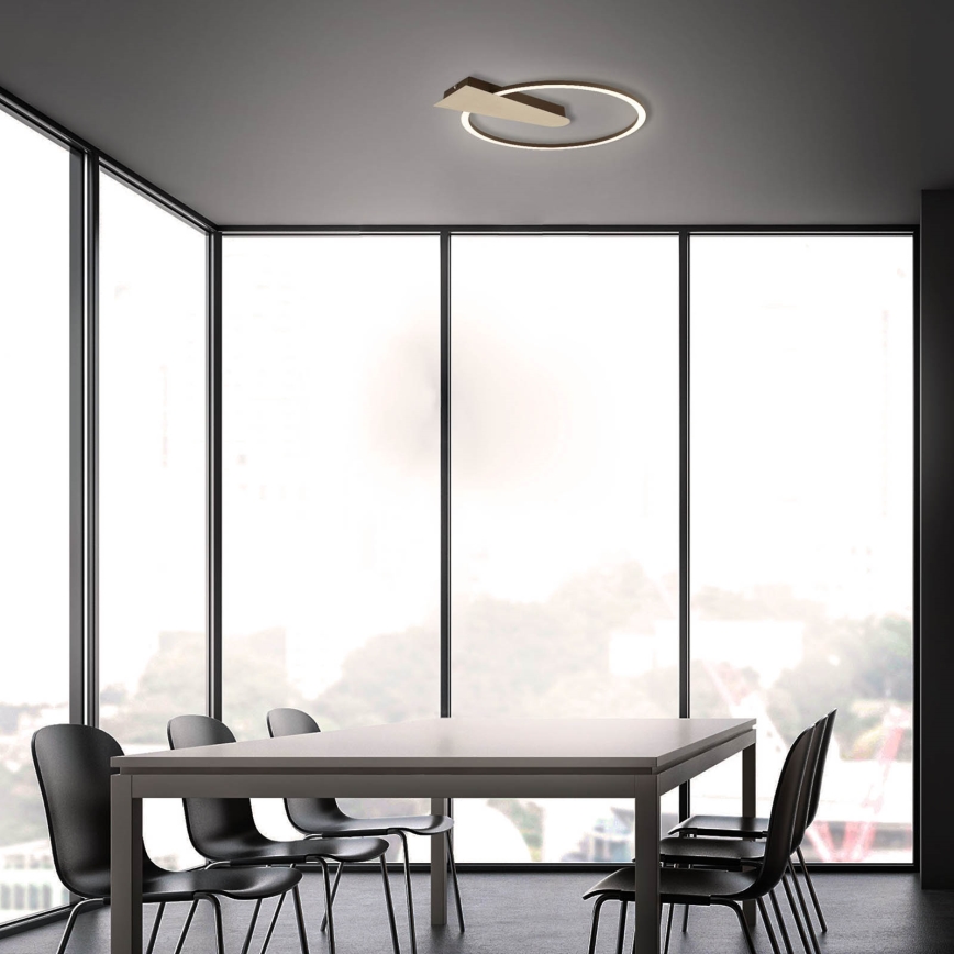 Briloner 3542017 - LED loftlampe dæmpbar NICO LED/12W/230V guldfarvet