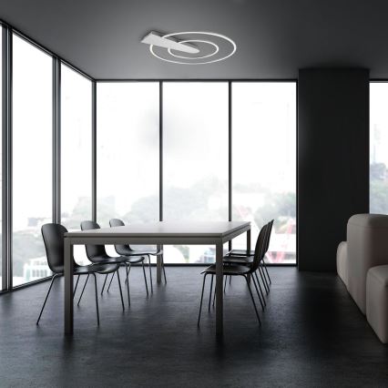 Briloner 3543-018 - LED loftlampe dæmpbar NICO LED/25W/230V mat krom
