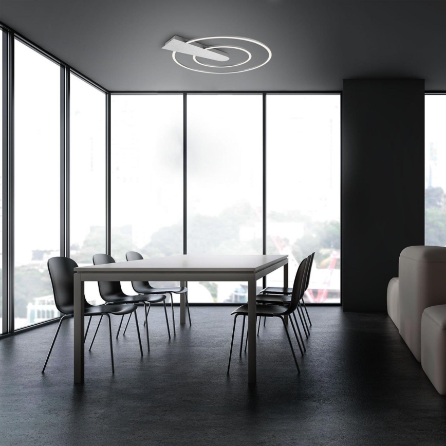 Briloner 3543-018 - LED loftlampe dæmpbar NICO LED/25W/230V mat krom