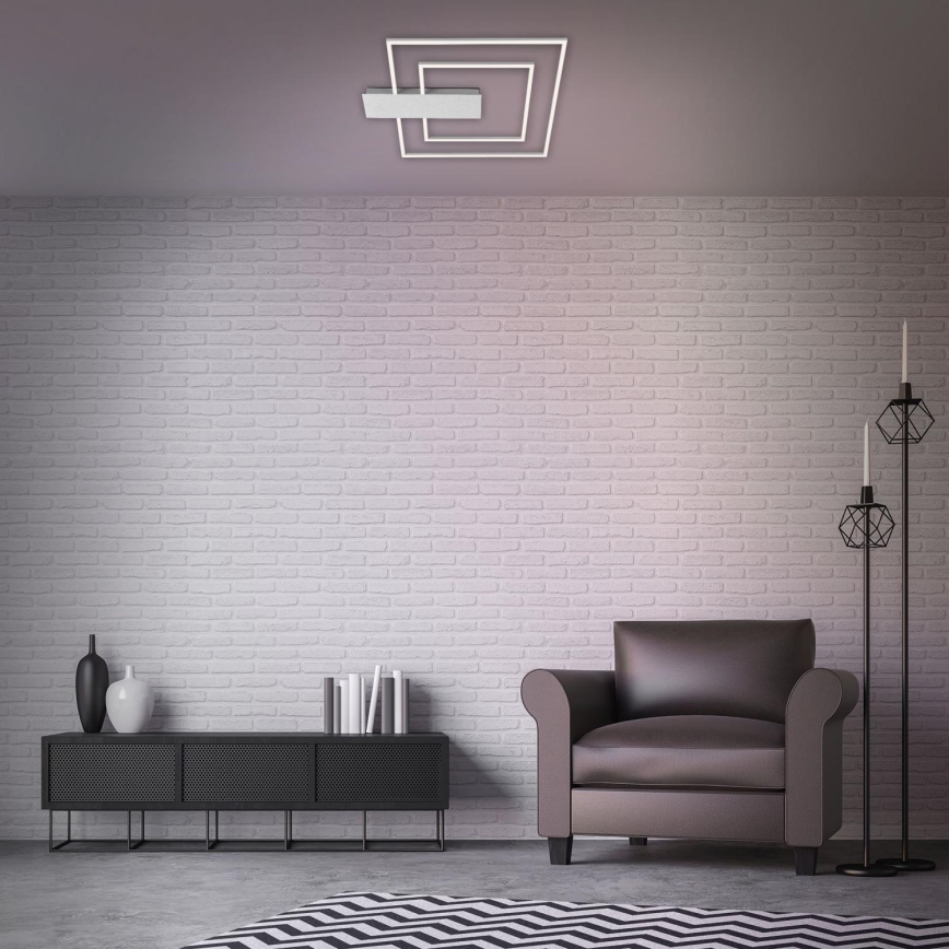 Briloner 3545-018 - LED loftlampe dæmpbar NICO LED/25W/230V mat krom