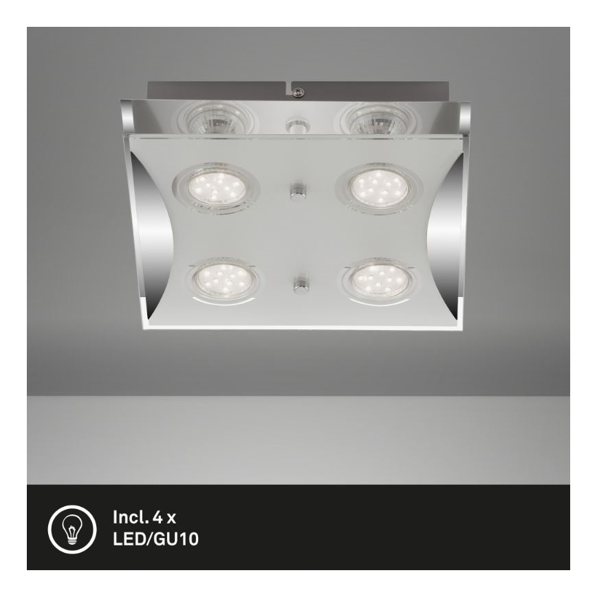 Briloner 3572-048 - LED loftlampe FLASH 4xGU10/3W/230V