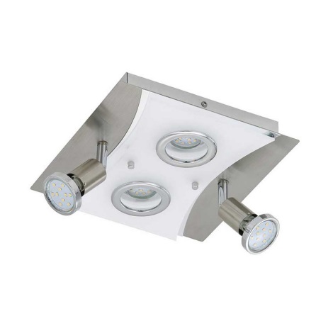 Briloner 3582-042 - LED loftlampe RIPOSO 2xLED/5W/230V + 2xGU10/3W
