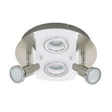 Briloner 3594-042 - LED loftlampe RIPOSO 2xLED/5W/230V + 2xGU10/3W