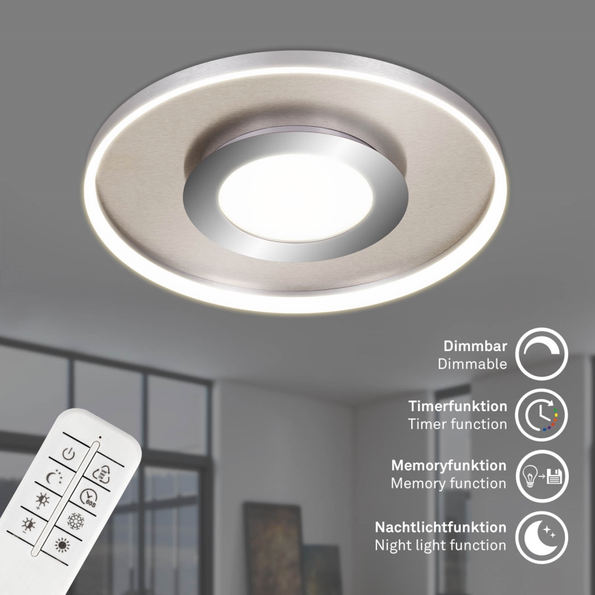 Briloner 3640-012 - LED loftlampe dæmpbar LED/25W/230V 2700-6500K + fjernbetjening