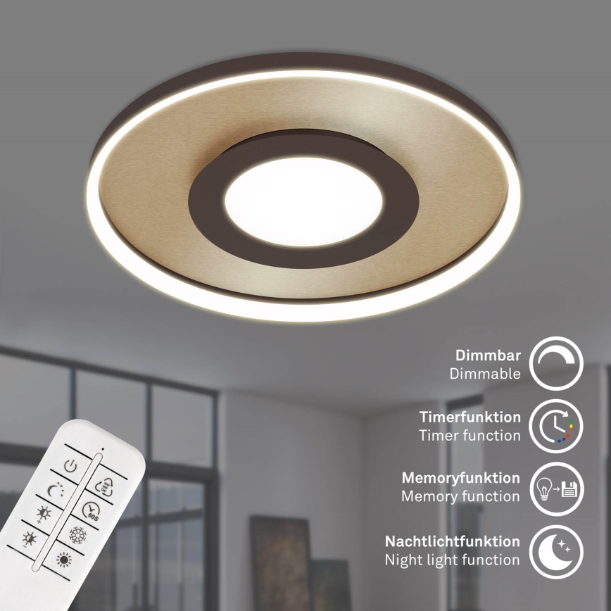 Briloner 3640017 - LED loftlampe dæmpbar FRAME LED/25W/230V 2700-6500K + fjernbetjening