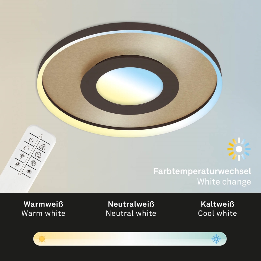 Briloner 3640017 - LED loftlampe dæmpbar FRAME LED/25W/230V 2700-6500K + fjernbetjening