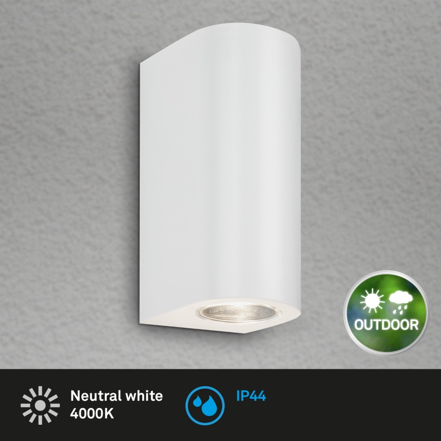 Briloner 3648-026 - Udendørs LED væglampe UP&DOWN 2xGU10/4,7W/230V IP44