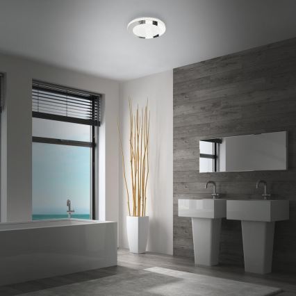 Briloner 3693-018 - LED loftlampe til badeværelse LED/15W/230V IP44 4000K diameter 28 cm