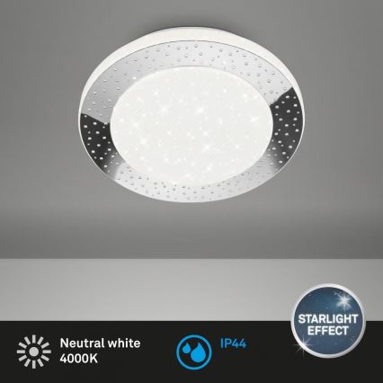 Briloner 3693-018 - LED loftlampe til badeværelse LED/15W/230V IP44 4000K diameter 28 cm