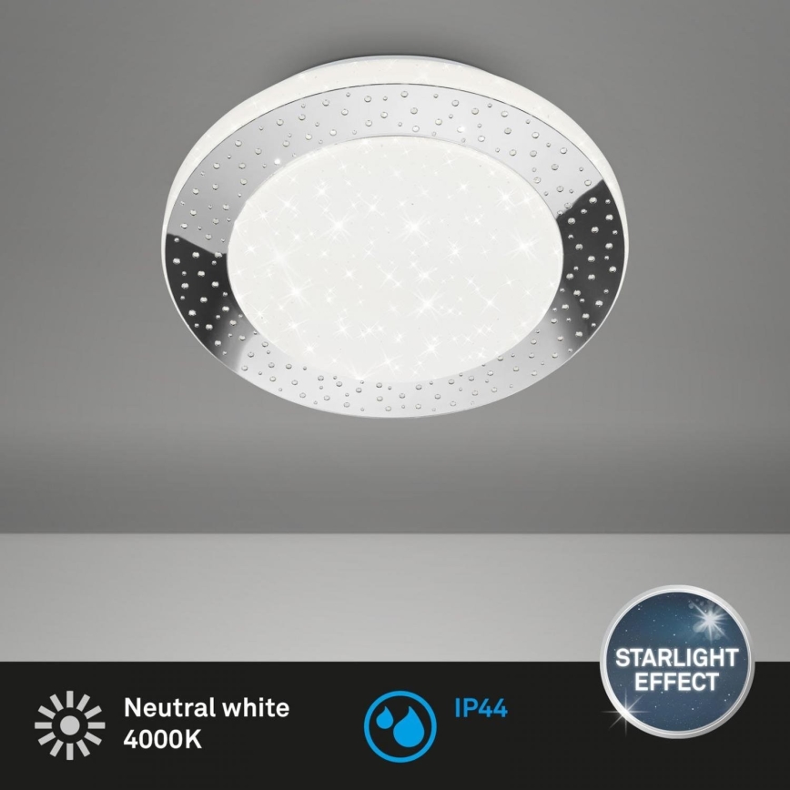 Briloner 3693-018 - LED loftlampe til badeværelse LED/15W/230V IP44 4000K diameter 28 cm