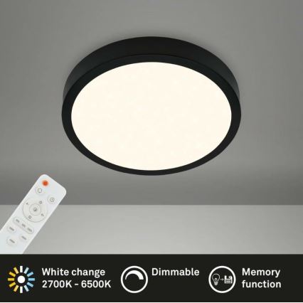 Briloner 3701-015 - LED loftlampe dæmpbar RUNA LED/18W/230V 2700-6500K + fjernbetjening