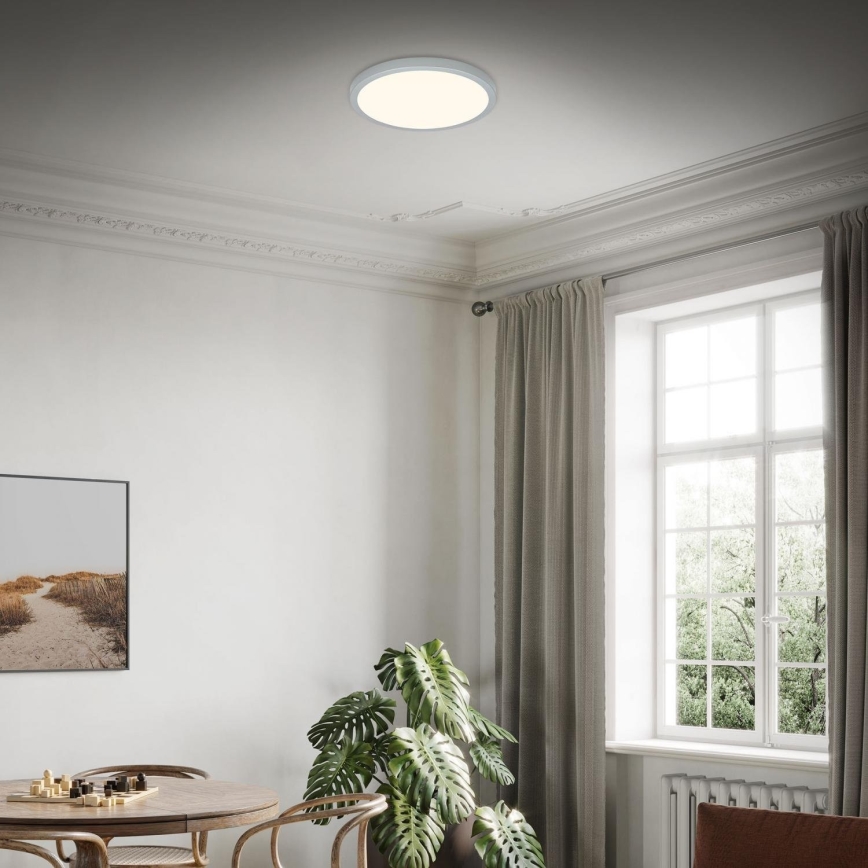 Briloner 3703-014 - LED loftlampe RUNA LED/24W/230V 3000K diameter 38 cm sølvfarvet