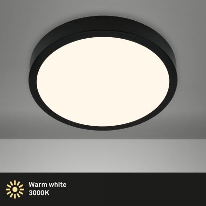 Briloner 3703-015 - LED loftlampe RUNA LED/24W/230V 3000K diameter 38 cm sort